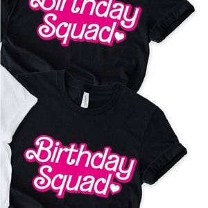BIRTHDAY SQUAD tees